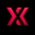 ix7 logo in red 3D design on a black background